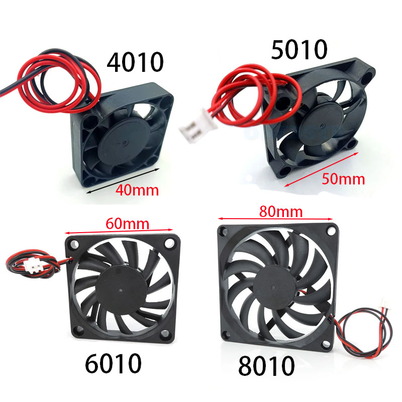 Cpu Fan - 5V 12V 24V冷却ファン 4010 5010 6010