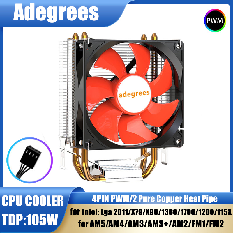 Air Cooler Cpu - 冷却ファンx99CPUエアクーラー,サイレントプロセッサー,Intel lga 1151, 1155, 1200, 1700,