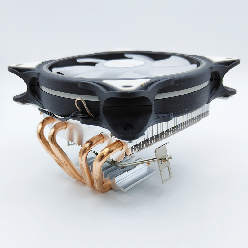 Cpu Cooler - 4本のヒートパイプを搭載したX99 CPUエアクーラー。静音設計のPC用ラジエーター。Intel LGA 1366、1155、1150、1151、1156、1200、1700、2011、X79、AMD AM4、AM5に対応。
