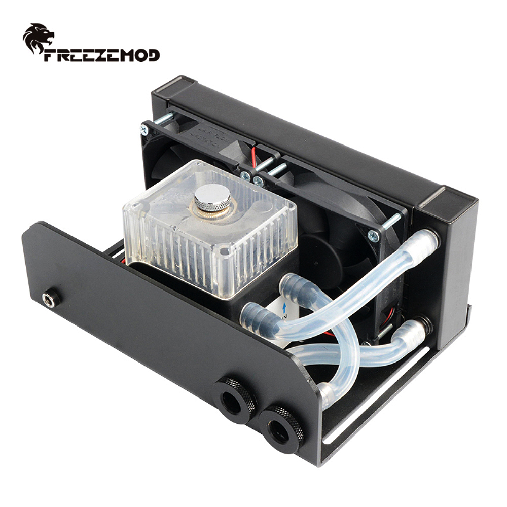 Aio Liquid Cooler - FREEZEMOD-AIOラップトップ液体冷却コンボ,アルミニウムノートブック,産業用水冷キット,モジュール80mm,デュアルファンヘッド,3m,SLMZ-V-B