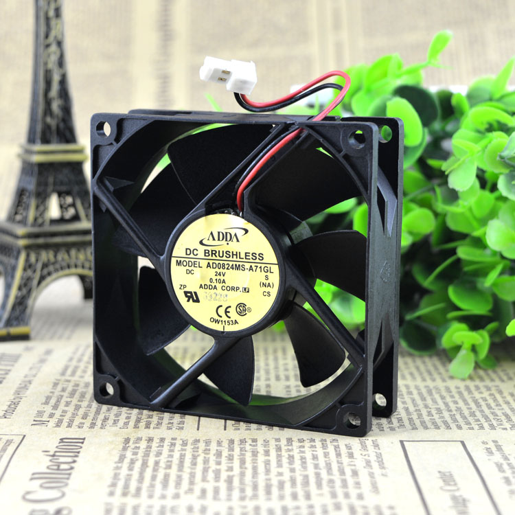 オリジナルadda 8025 dc24v 0.10a沈黙AD - Case Fan のレビューと価格