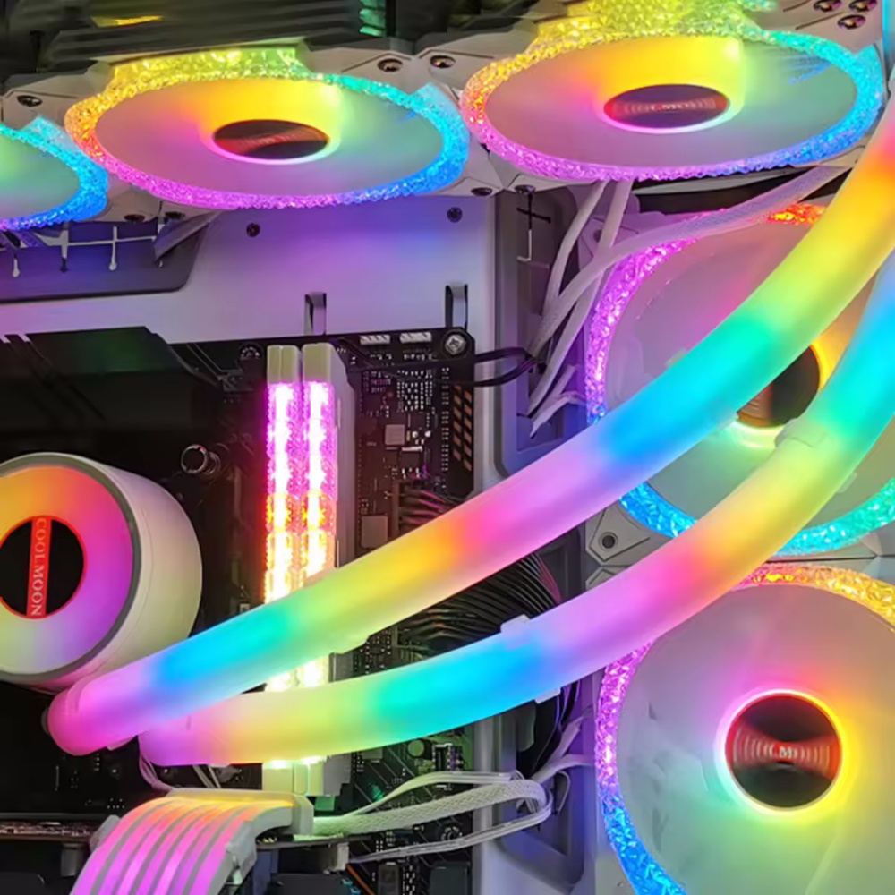 フレキシブル5V ARGB LEDネオンチューブライトストリ - Aio Liquid Cooler のレビューと価格