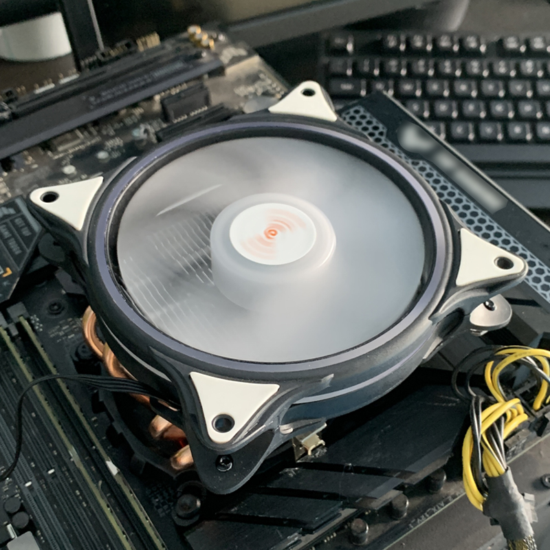 4本のヒートパイプを搭載したX99 CPUエアクーラー。静音 - Cpu Cooler のレビューと価格