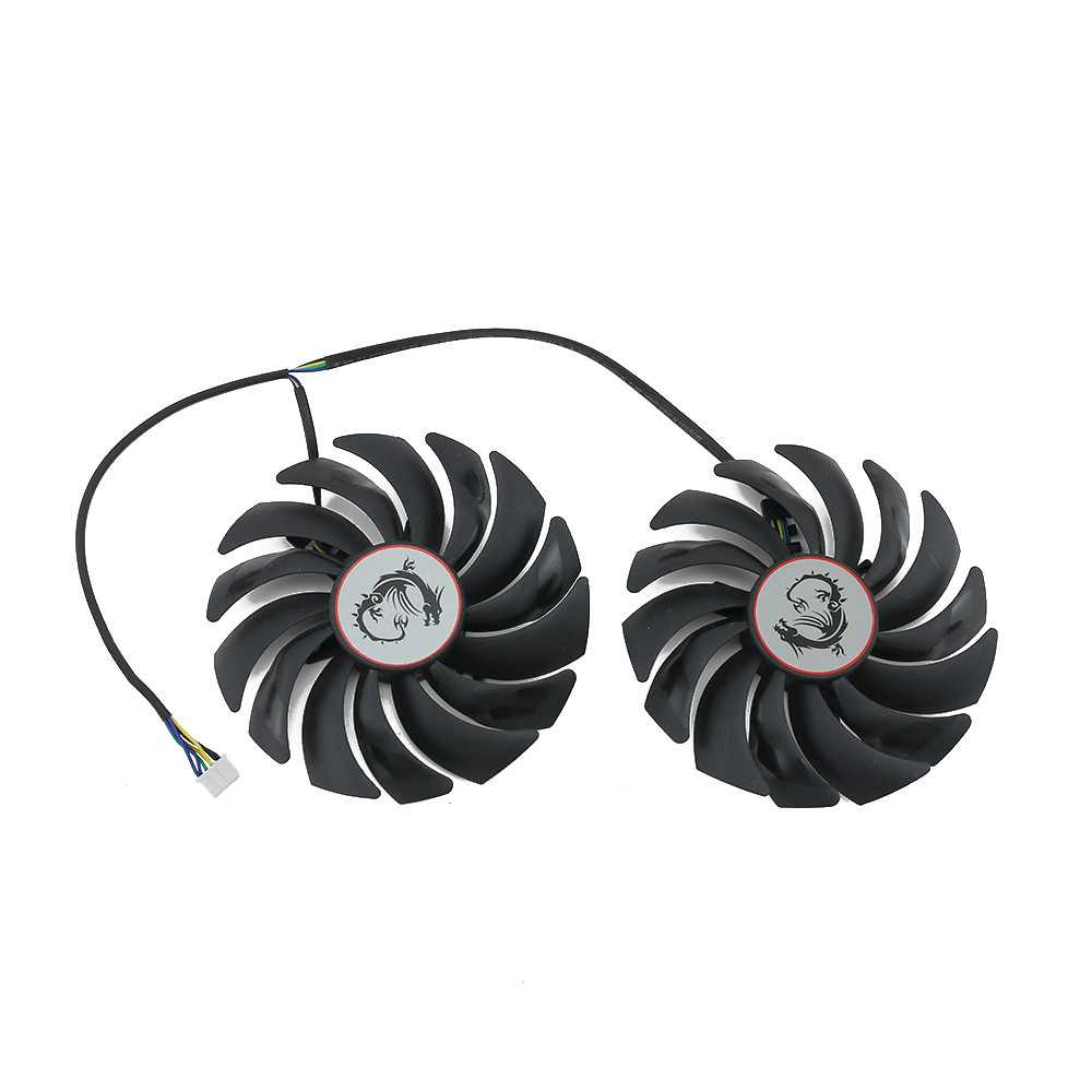 2個95ミリメートルPLD10010S12HHビデオカードフ - Cpu Cooler のレビューと価格