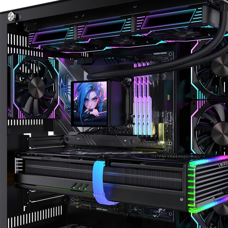 DIYアニメーション表示機能付き、磁石で温度を制御する一体型 - Aio Liquid Cooler のレビューと価格