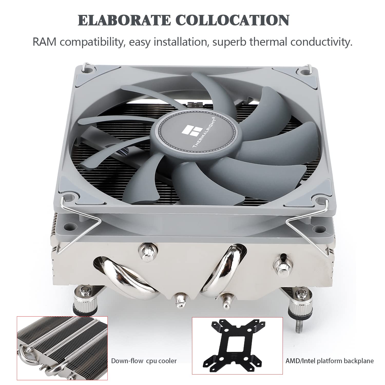 ファン4枚用のサーマル右側AXP90-X47ロープロファイル - Cpu Cooler のレビューと価格