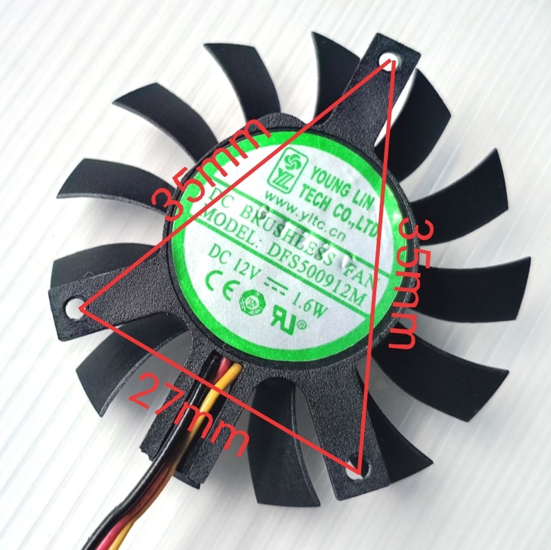 1PC 新品 DFS500912L DFS500912M 1 - Cpu Fan のレビューと価格