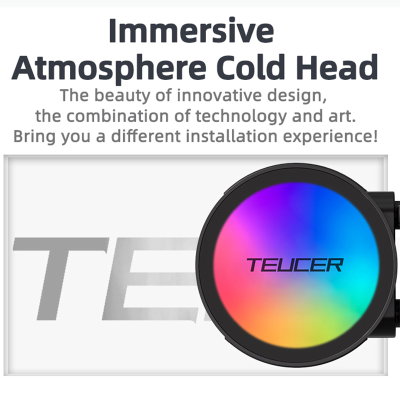 TEUCER AF-120 水クーラー 12 センチメートル - Aio Liquid Cooler のレビューと価格