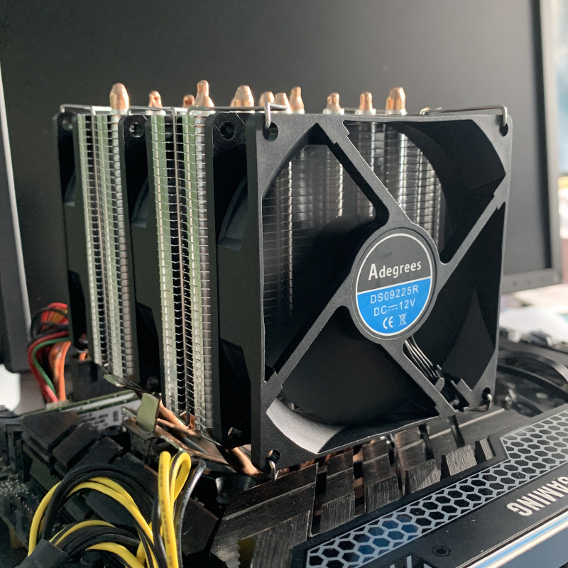 6本のヒートパイプを搭載したCPU空冷クーラー。Intel  - Cpu Heatsink のレビューと価格